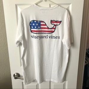 Vineyard Vines Vintage Patriotic Whale ShortSleeve